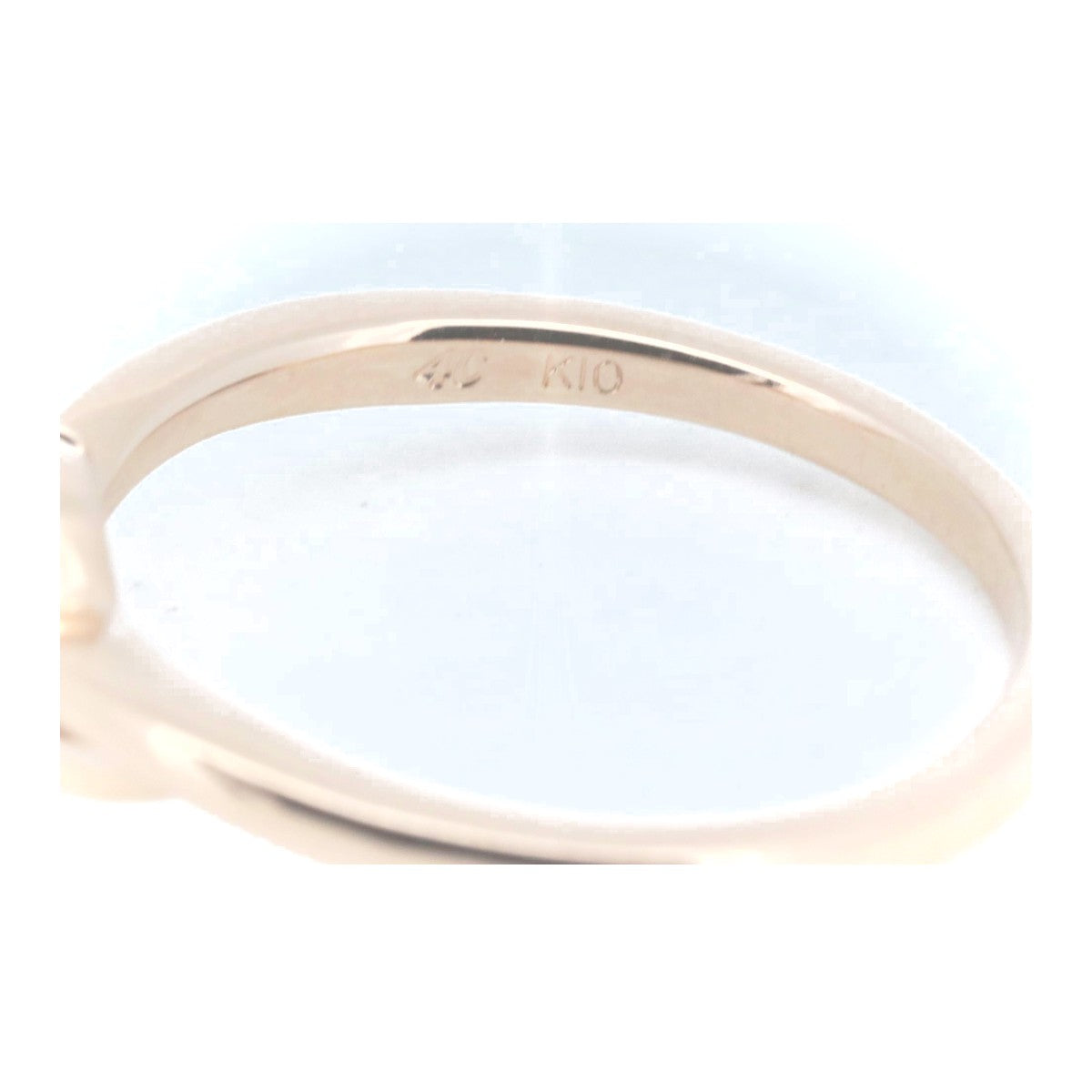 4℃ Diamond K10PG Ring - Elegant 10K White Gold Princess Cut Diamond Ring for Women | Perfect for Engagement, Wedding, Anniversary & Special Occasions