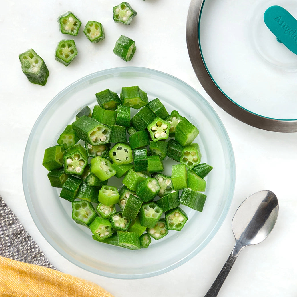 How to Microwave Fresh Okra - Quick & Easy Cooking Guide for Healthy Southern-Style Okra Recipes | Perfect for Salads, Stir-Fries & Side Dishes