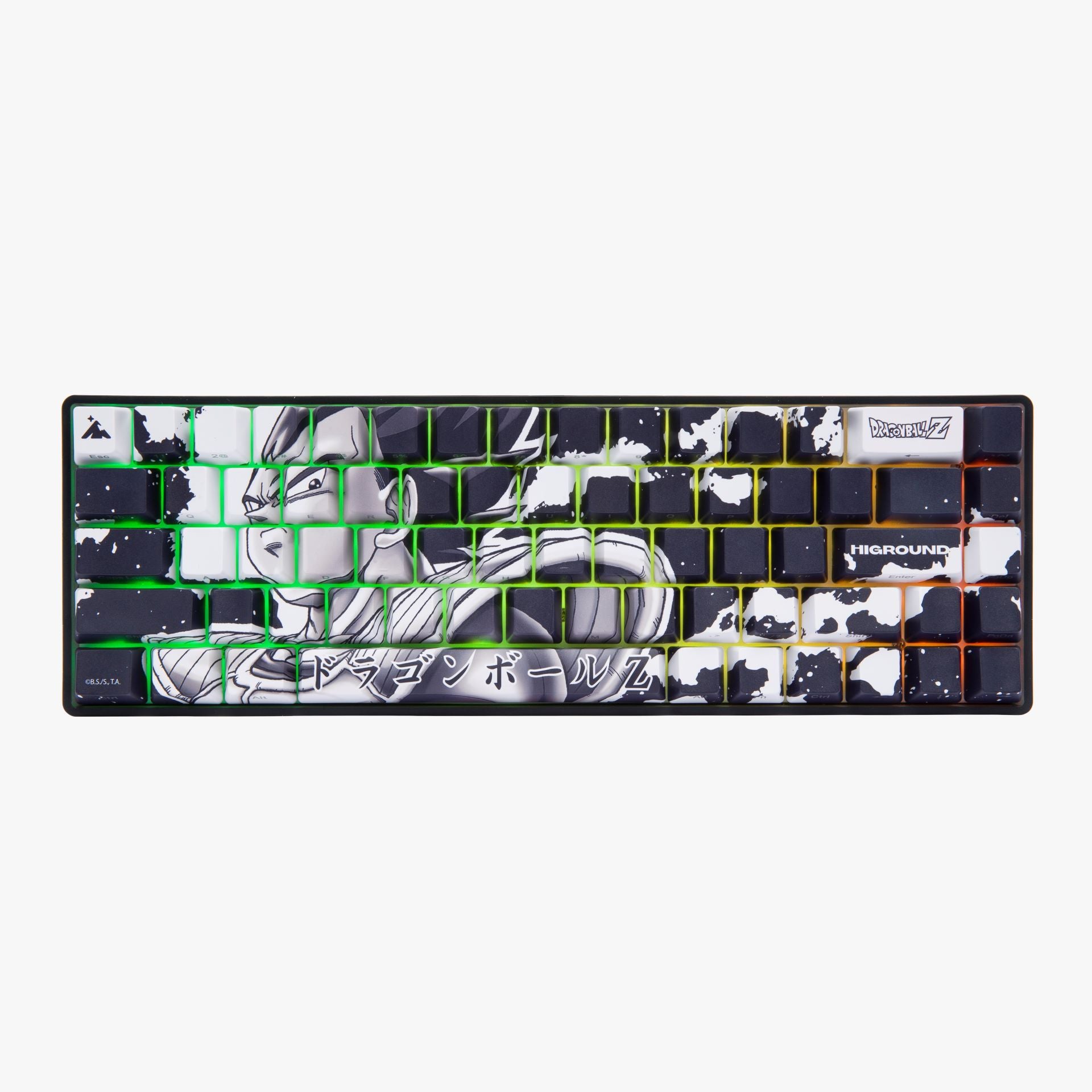 DBZ x HG Basecamp 65HE Mechanical Keyboard - Vegeta Themed Custom Gaming Keyboard for PC & Mac | Perfect for Anime Fans, Esports & Typing Enthusiasts