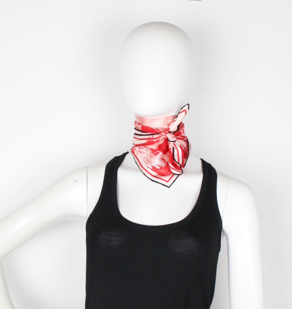 Red Silk Bandana Scarf - Soft & Stylish Hair Accessory for Women & Men - Perfect for Fashion, Headbands, Hair Ties & Boho Outfits