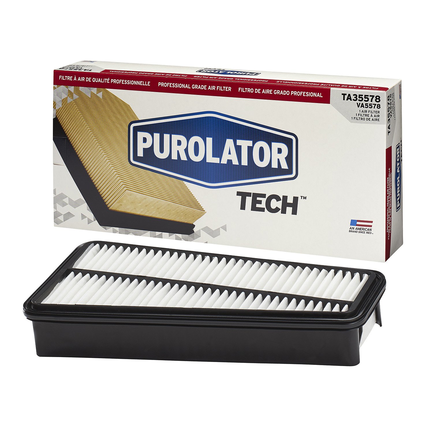 Purolator TA35578 PurolatorTECH Premium Air Filter - High Performance Replacement for Cleaner Engine Airflow | Perfect for Cars, Trucks & SUVs