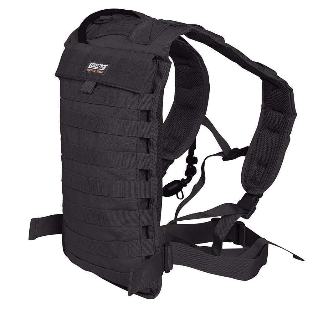 Seibertron 2.0L Tactical Hydration Backpack with MOLLE System - Lightweight Water Pack for Running, Hiking, Camping, Cycling & Motorcycle Riding - Perfect for Outdoor Adventures and Sports Hydration