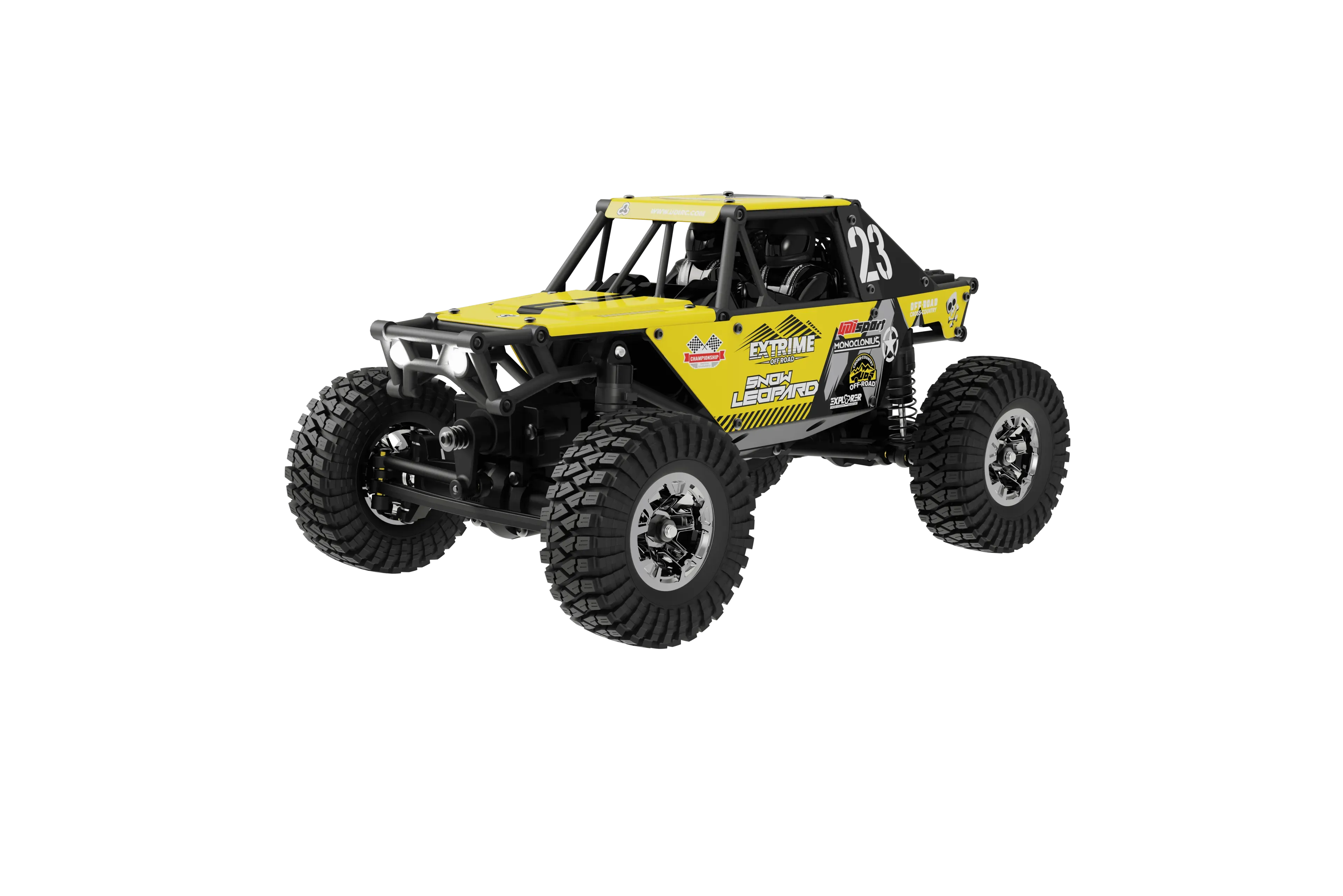 UDIRC UCX2405 1/24 Scale 4WD RC Rock Crawler Car with Brushed Motor - Ready to Run (RTR) - Perfect for Indoor Off-Road Racing and Backyard Crawling Adventures