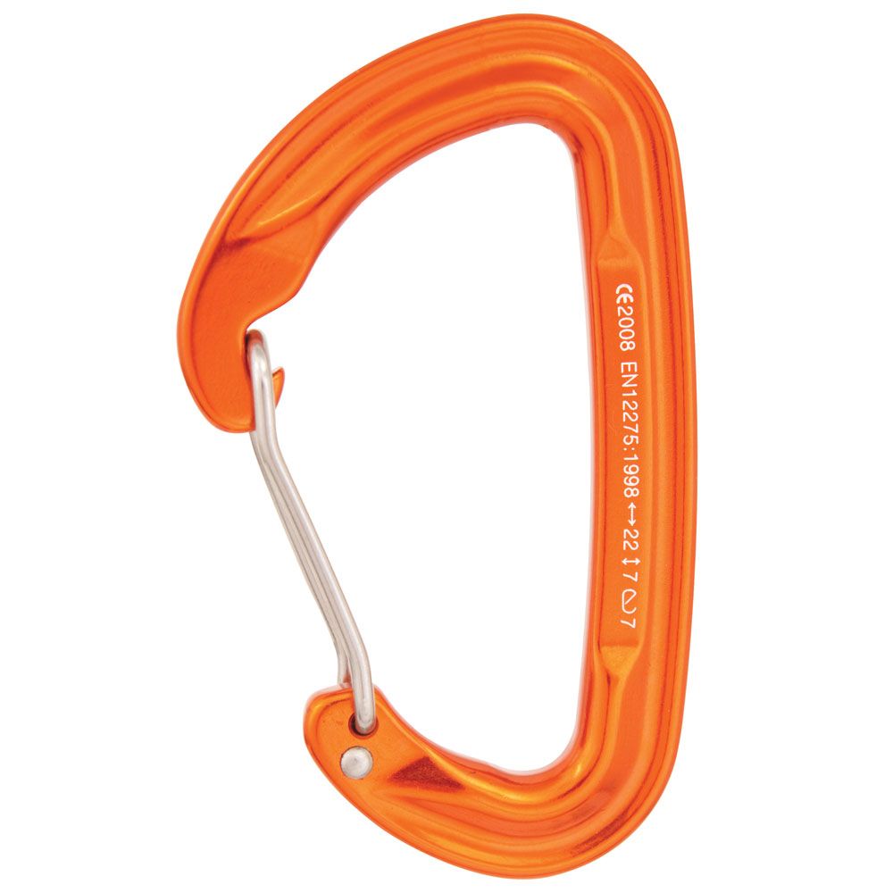 Cypher Firefly II Wire Gate Carabiner - Lightweight Climbing Carabiner for Rock Climbing, Hiking & Outdoor Adventures - Durable Aluminum Alloy Locking Carabiner for Safety & Gear Attachment