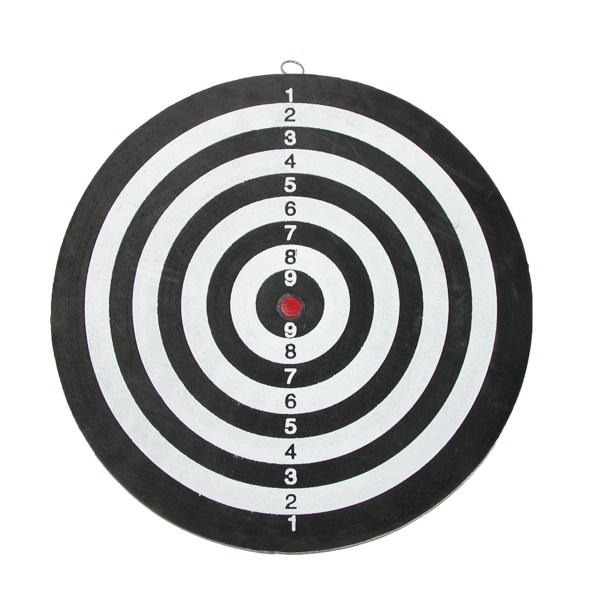 Premium Bristle Dartboard Set with 6 Steel Tip Darts - Professional Tournament Quality for Home, Office, or Bar Game Room Entertainment