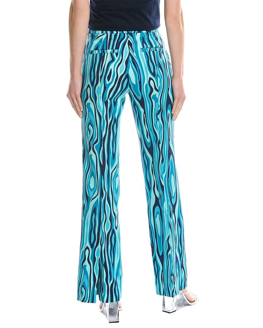 Trina Turk Women's Vent Back Flair Carillo Pants - Stylish High-Waisted Wide Leg Trousers for Work, Office & Casual Outfits | Perfect for Business Attire, Date Night & Summer Fashion