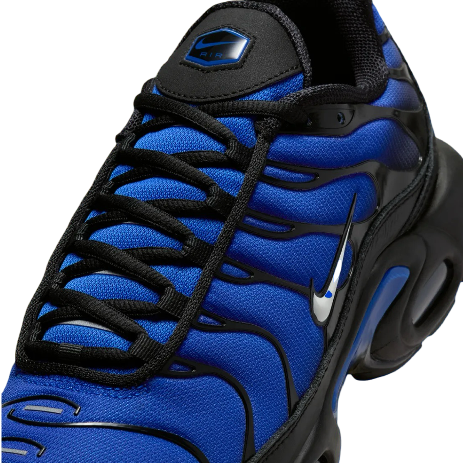 Nike Air Max Plus Premium Running Shoes for Men - Black Phantom & Racer Blue - Comfortable Athletic Sneakers for Jogging, Gym & Casual Wear