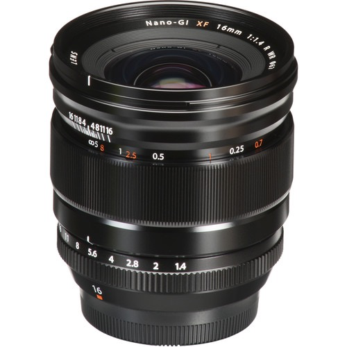 Fujifilm Fujinon XF 16mm f/1.4 R WR Wide Angle Prime Lens for Fujifilm X-Mount Cameras - Perfect for Landscape, Street & Low Light Photography