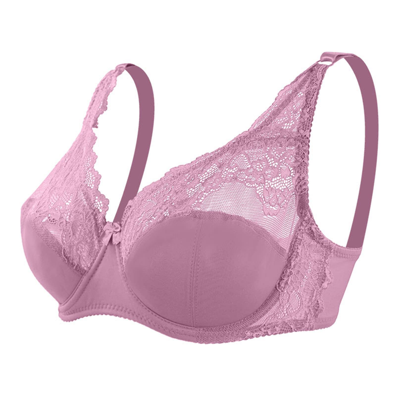 Sexy Plus Size Lace Bralette for Women - Comfortable Wireless Underwear & Lingerie for Sleepwear, Lounge Wear and Intimate Moments