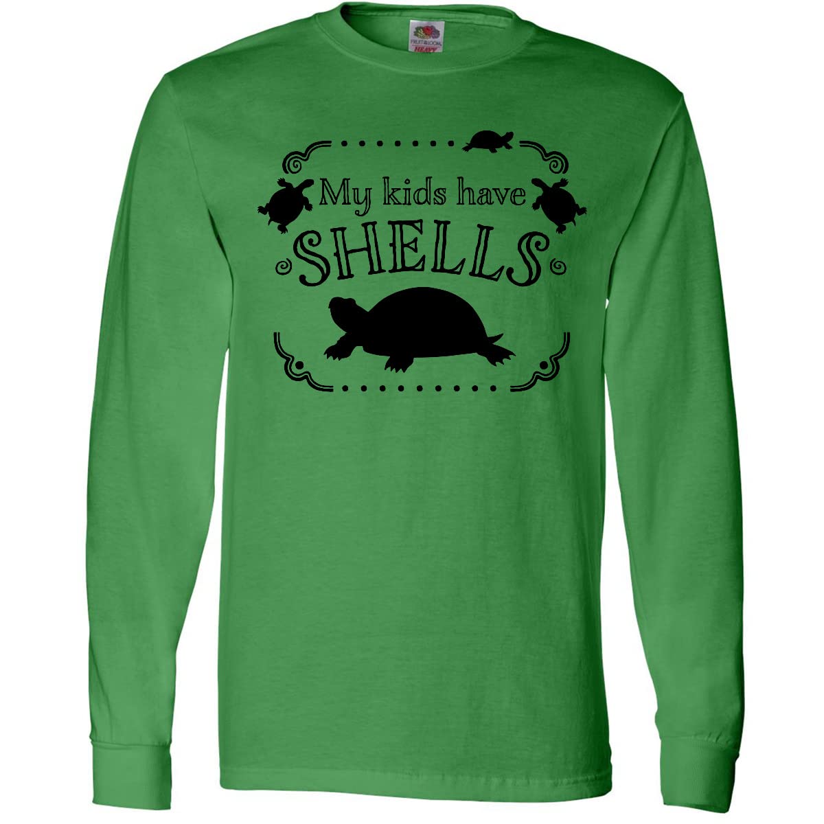 Inktastic Turtle Family T-Shirt - Kids & Pets Long Sleeve Tee for Outdoor Fun