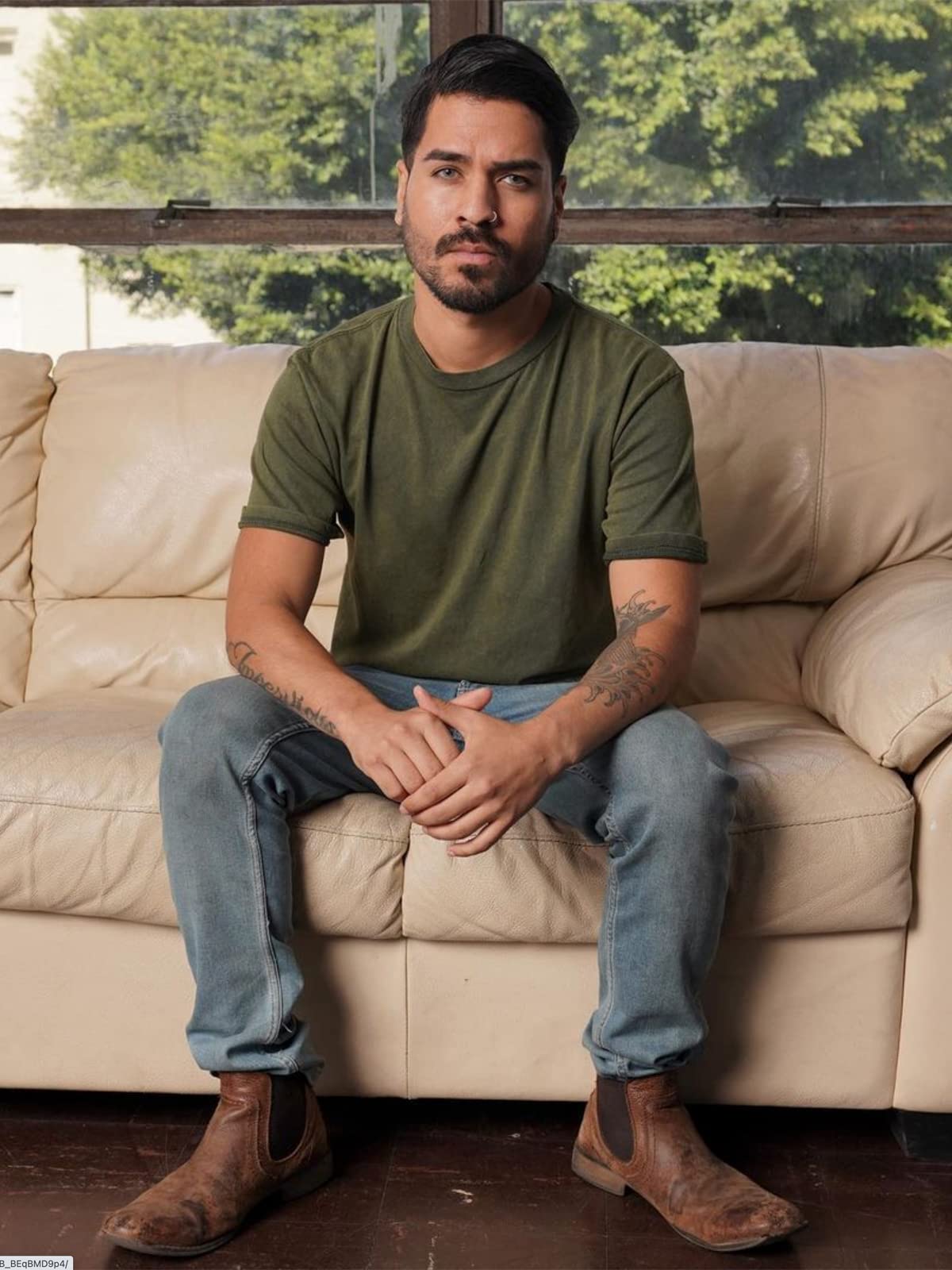 Vintage Faded Distressed T-Shirt for Men - Soft Mineral Wash Hipster Tee - Perfect for Casual Wear, Street Style & Everyday Outfits
