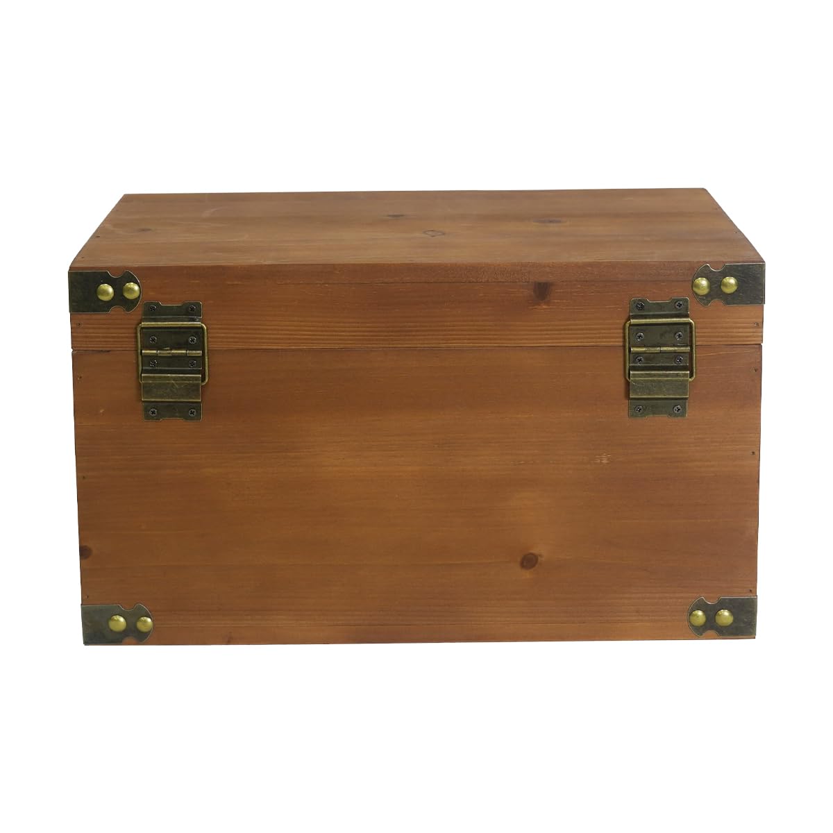 Solid Wood Storage Box for Jewelry & Crafts with Lid - Home Decor Organizer