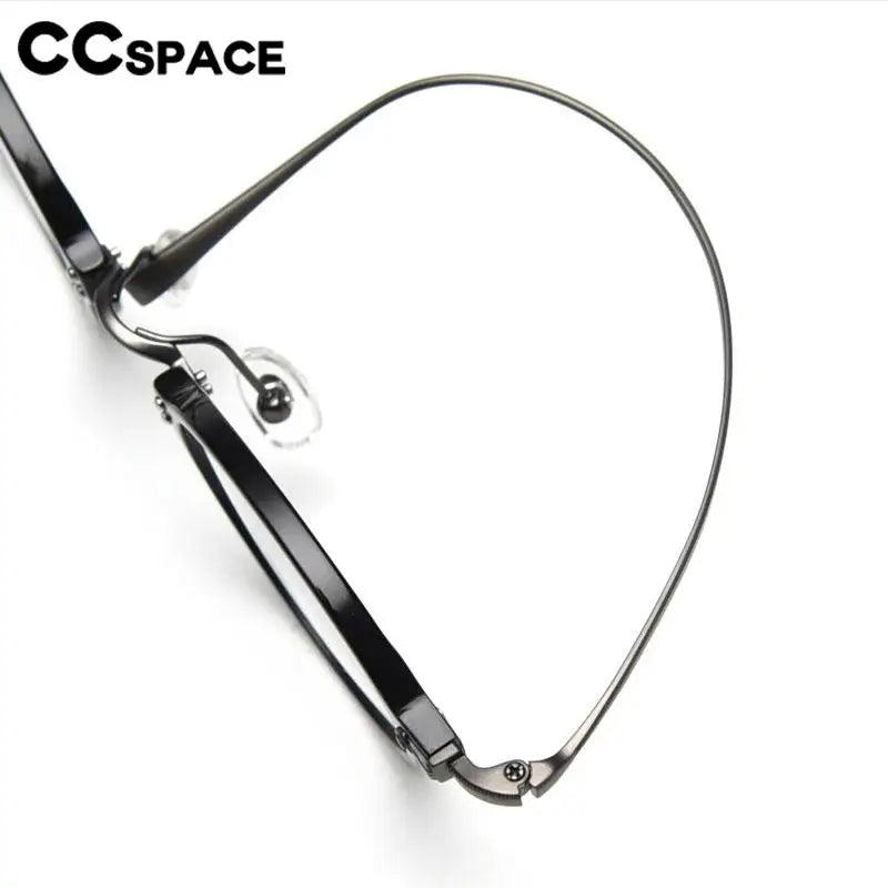 CCspace Unisex Full Rim Small Round Acetate Eyeglasses 57268 - Lightweight & Durable Frame for Reading, Computer Use & Everyday Wear