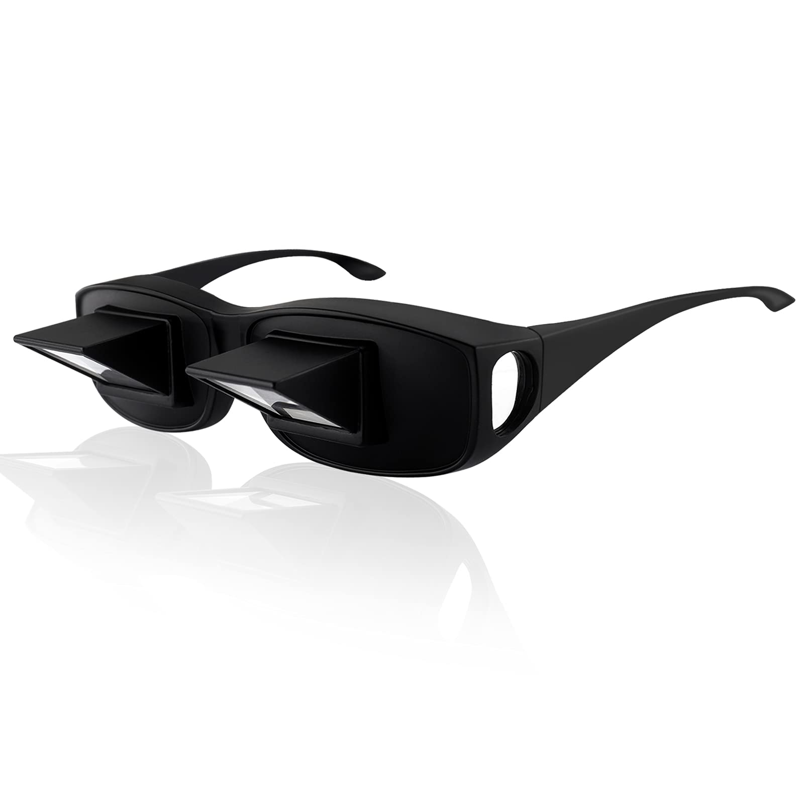 Horizontal Lazy Glasses for Bed Reading & Watching - HD Prism Lenses for Comfortable Viewing