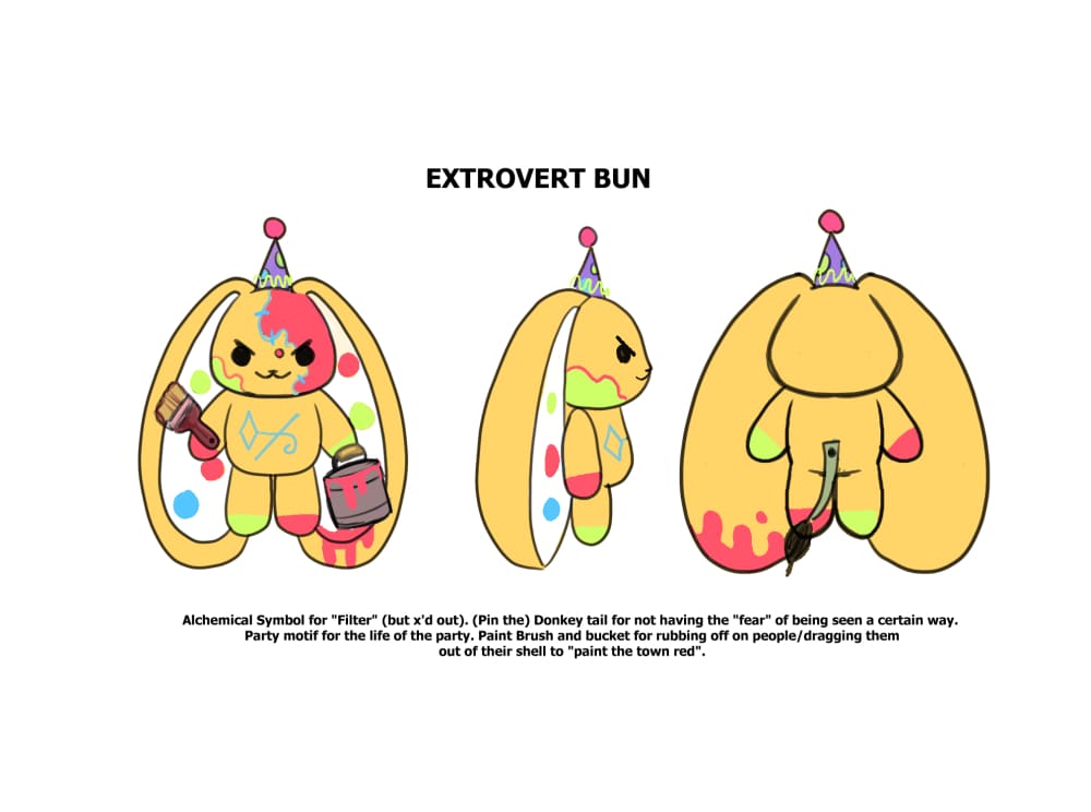 Plushie Dreadfuls Extrovert Stuffed Animal Toy - Soft Cute Plush for Kids, Gifts & Home Decor | Perfect for Cuddling, Bedroom Decor & Anxiety Relief