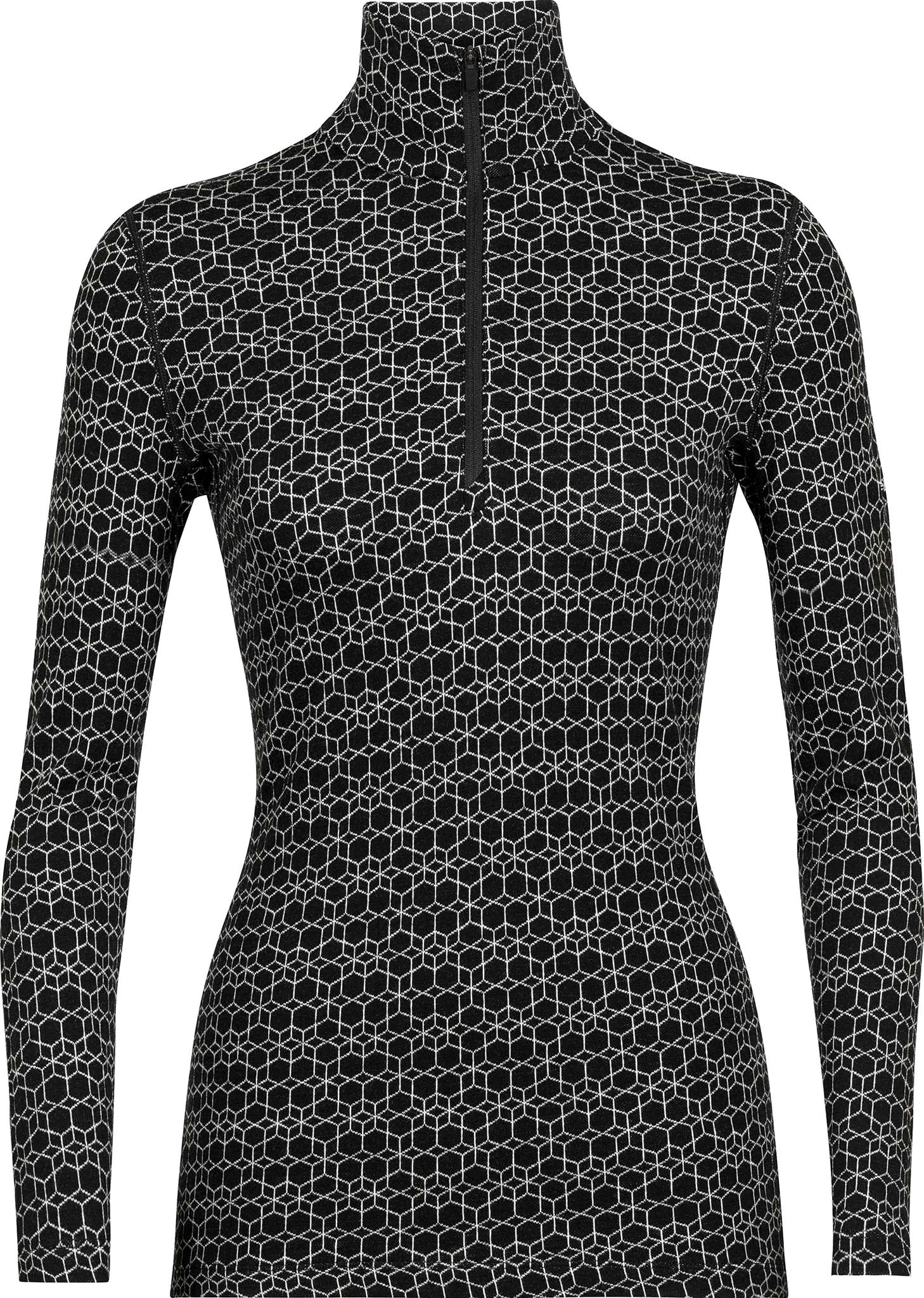 250 Vertex Women's Long Sleeve Half Zip Base Layer Top - Thermal Underwear for Hiking, Skiing & Cold Weather Activities