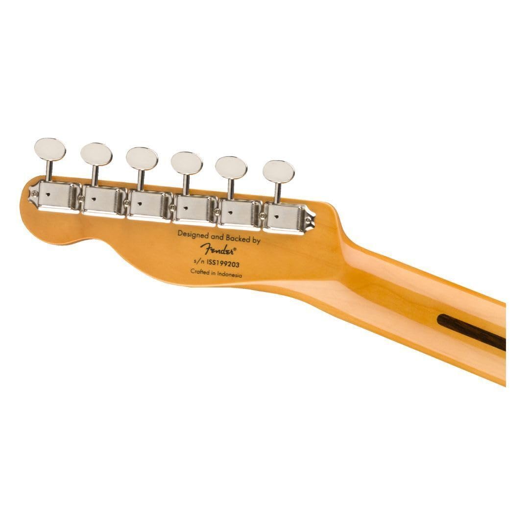 Squier Classic Vibe 6-String Solid Body Electric Guitar for Right-Handed Players - White Blonde Finish - Perfect for Beginners, Practice & Live Performances