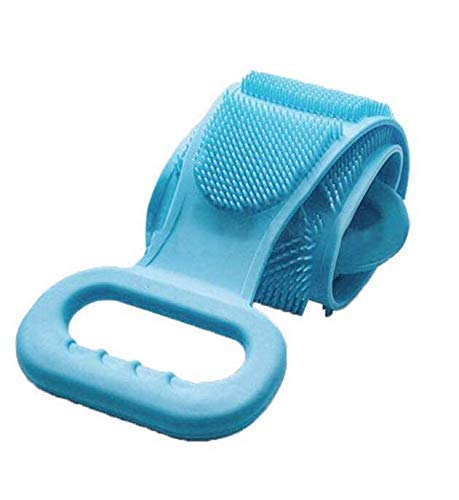 Vroxy Silicone Body Scrubber - Exfoliating Bath Brush Belt for Deep Cleansing, Skin Renewal & Dead Skin Removal - Gentle Scrubber for Men & Women - Perfect for Shower, Spa & Daily Skincare Routine (Multicolor)