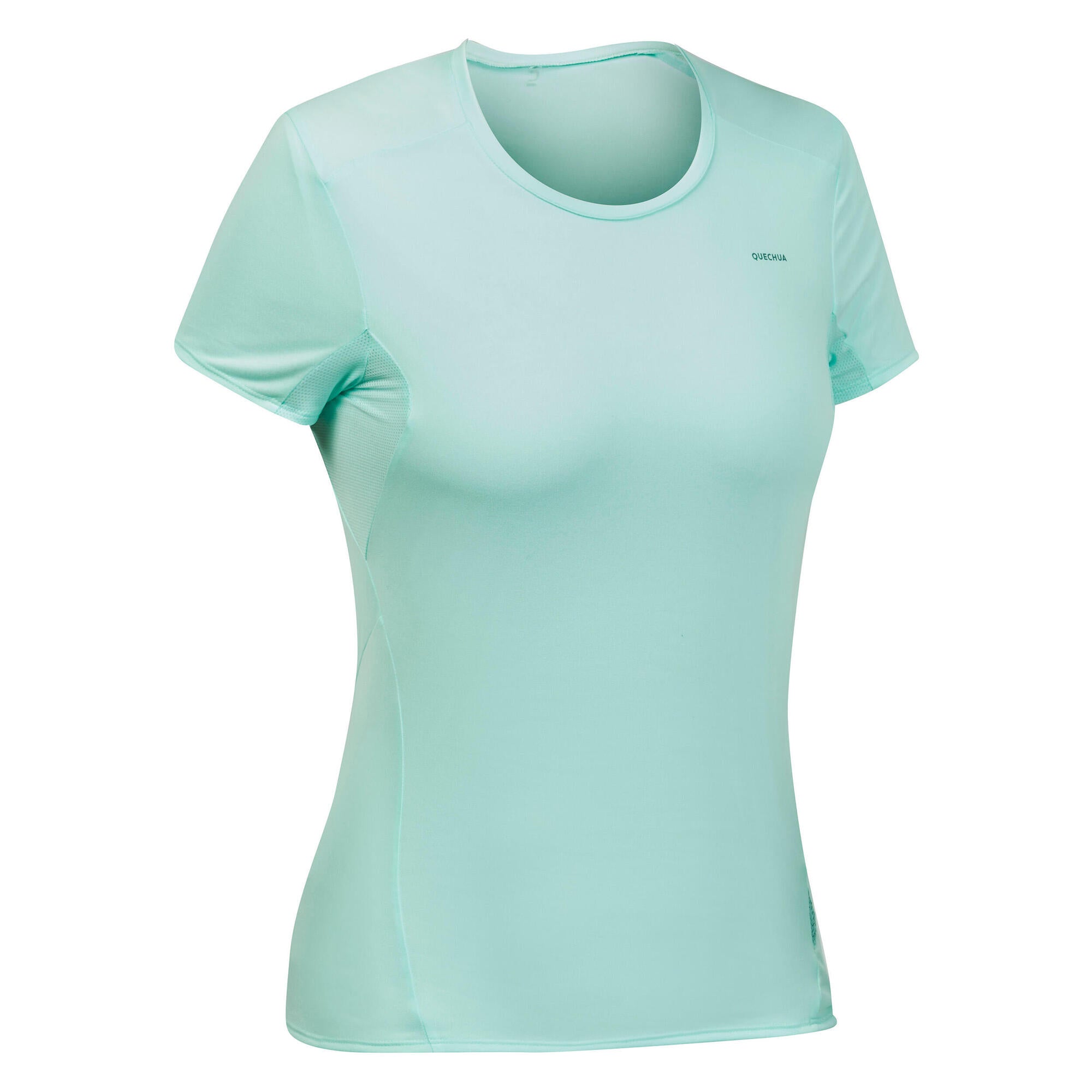 Quechua Women's MH100 Quick-Dry Hiking T-Shirt - Lightweight & Breathable for Outdoor Adventures & Travel