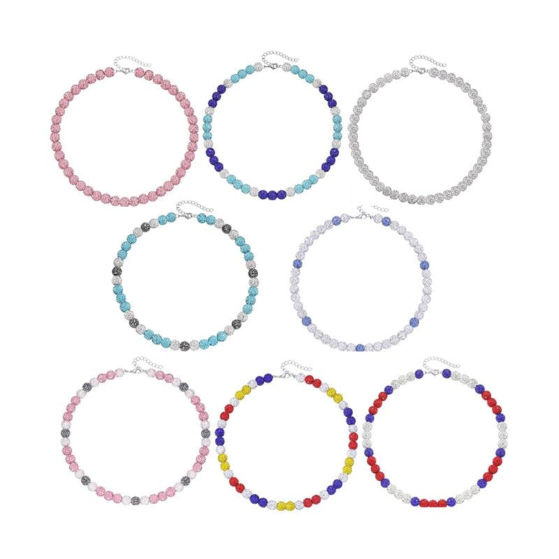 Baseball Bead Bracelets for Men & Women - 7.5+2 Inch Adjustable Rhinestone Charm Bracelet, Bling Ice Collection Baseball Team Jewelry Gift - Perfect for Games, Fan Events & Sports Lovers Accessories