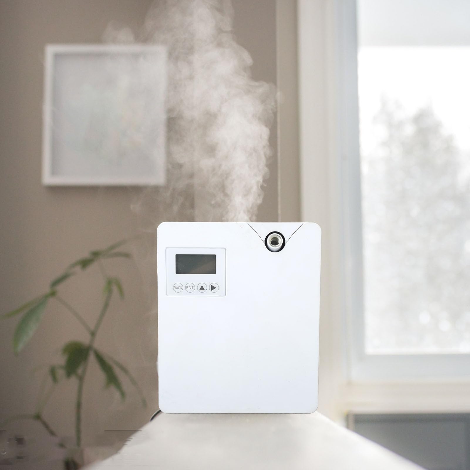 Premium Large Coverage Fragrance Diffuser Machine - Essential Oil Humidifier with Low Noise & Atomization Technology, ABS Material Air Freshener for Home, Office, Spa (US Plug) - Perfect for Aromatherapy, Relaxation & Air Purification