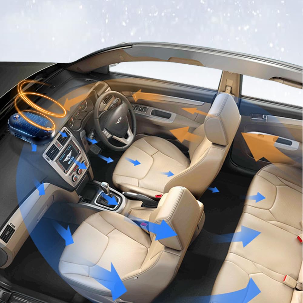 2025 New Electromagnetic Car Snow Removal Device - Anti-Freeze Windshield Defroster with Wave Technology for Winter Driving (2 Pack) - Perfect for Snowy Roads & Icy Windshields