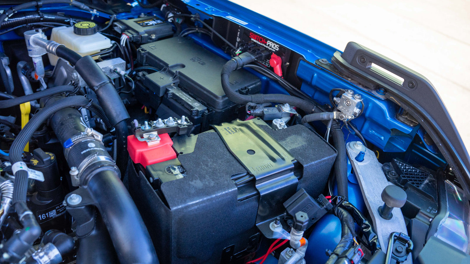 21-24 Ford Bronco & Bronco Raptor SDHQ Billet Battery Terminal Kit - Heavy Duty Off-Road Upgrade for Enhanced Electrical Performance