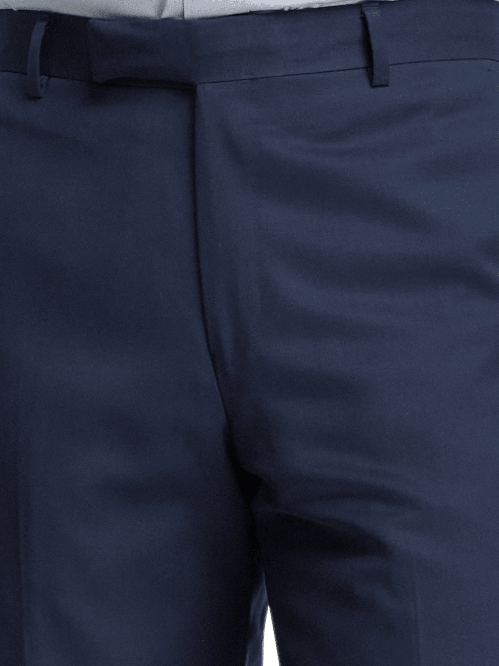 Premium Wool Gabardine Dress Pants for Men - Classic Bright Navy Blue - Perfect for Office Wear, Business Meetings & Formal Occasions