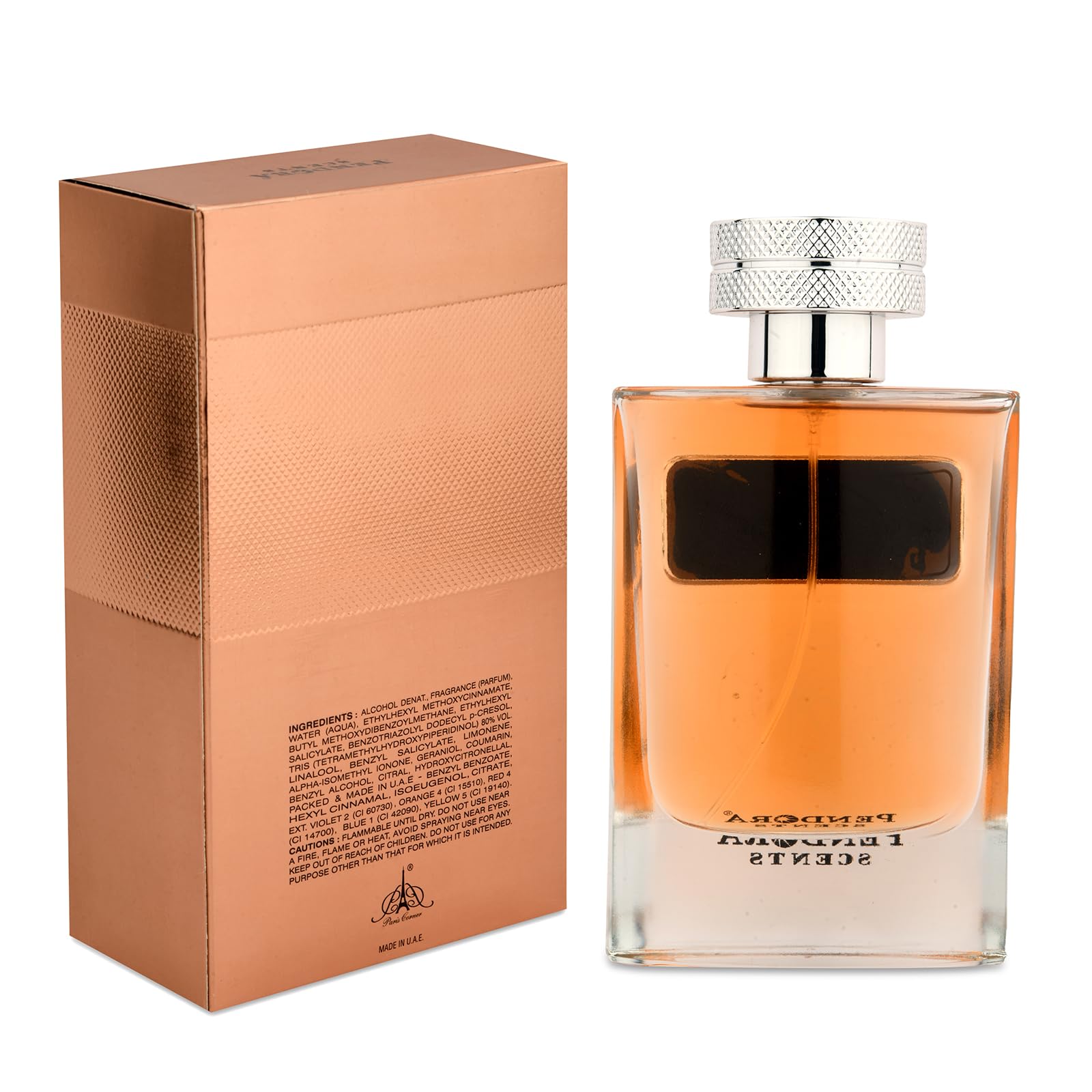 PENDORA SCENTS Bronzo Intense Eau De Parfum - 100ml Unisex Perfume | Long Lasting Luxury Fragrance for Men & Women | Alluring Sillage Scent for Date Night, Office & Special Occasions