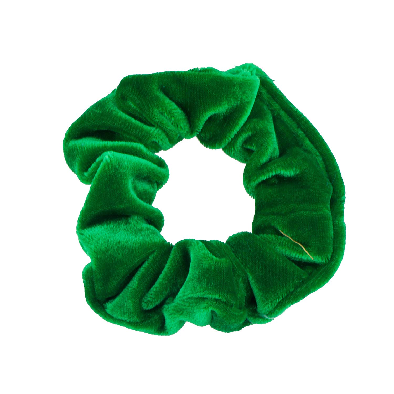 LUX ACCESSORIES Christmas Holiday Hair Scrunchies Set (3pc) - Red Sequins, Green, Red & White Fur Scrunchies for Party, Festive & Gift Giving