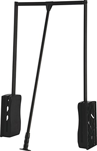 Hafele Pull Down Closet Rod - 26 lbs Load Capacity, Black Powder-Coated, Adjustable 26