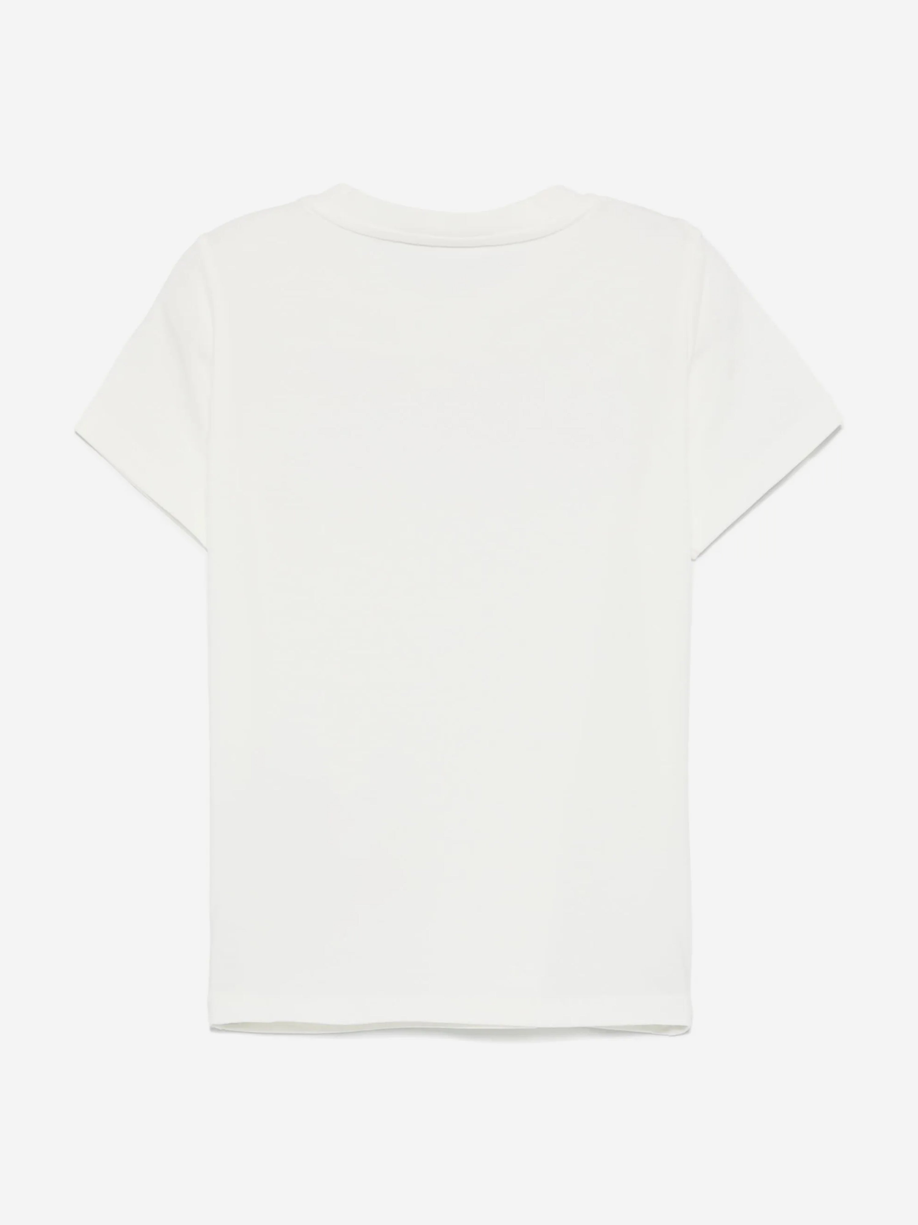 Baby Girls Logo T-Shirt in Ivory | Soft Cotton Casual Top for Toddlers | Perfect for Playdates, Daycare & Family Outings