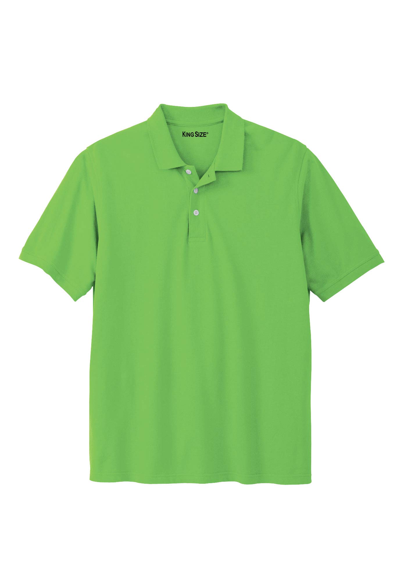 KingSize Men's Big & Tall Shrink-Less™ Piqué Polo Shirt - Comfortable & Durable Cotton Blend for Work, Golf & Casual Wear