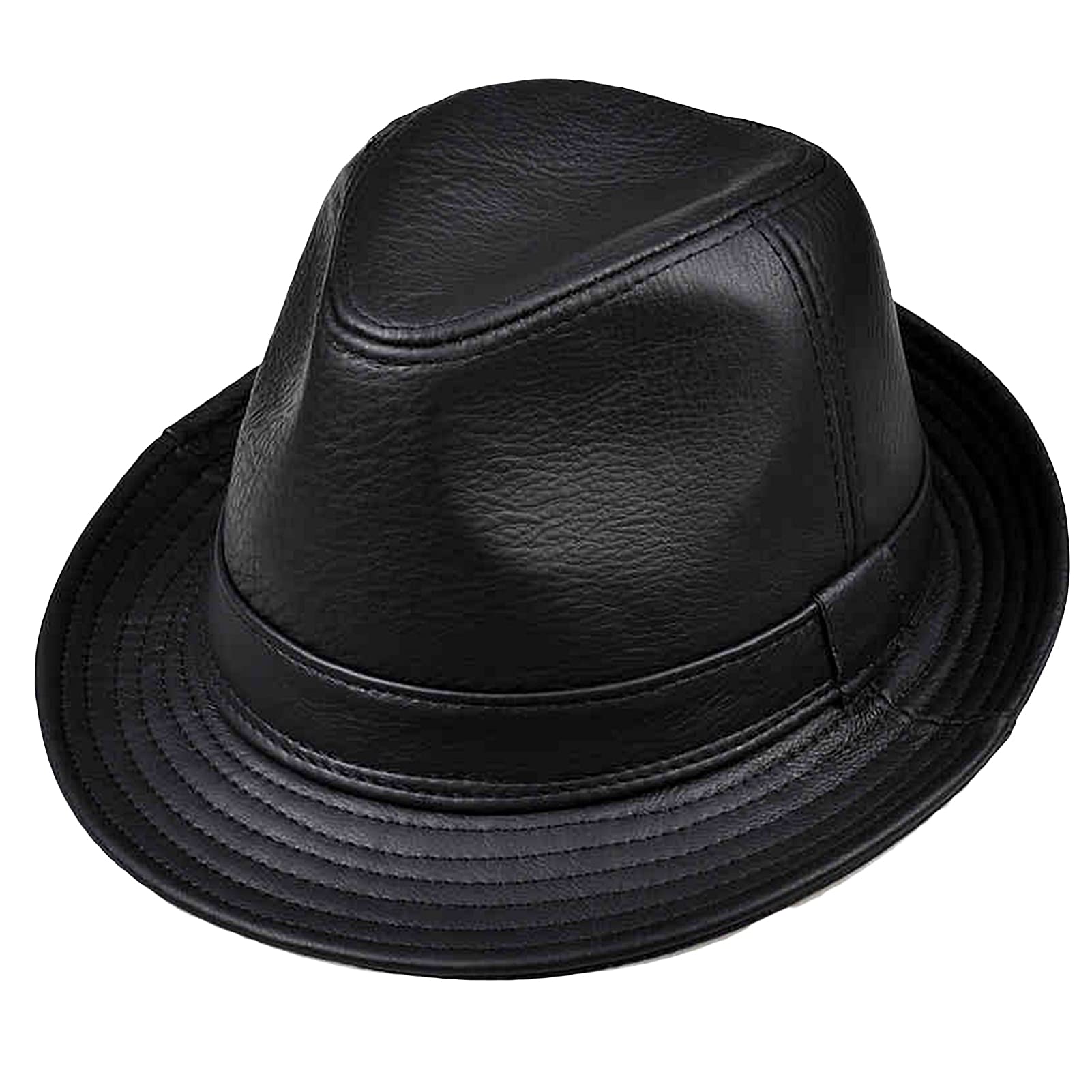 Stylish Fedora Hat for Men - Classic Gangster Trilby Derby Cap for Winter, Spring & Fall | Perfect for Parties, Weddings & Vintage Fashion Outfits