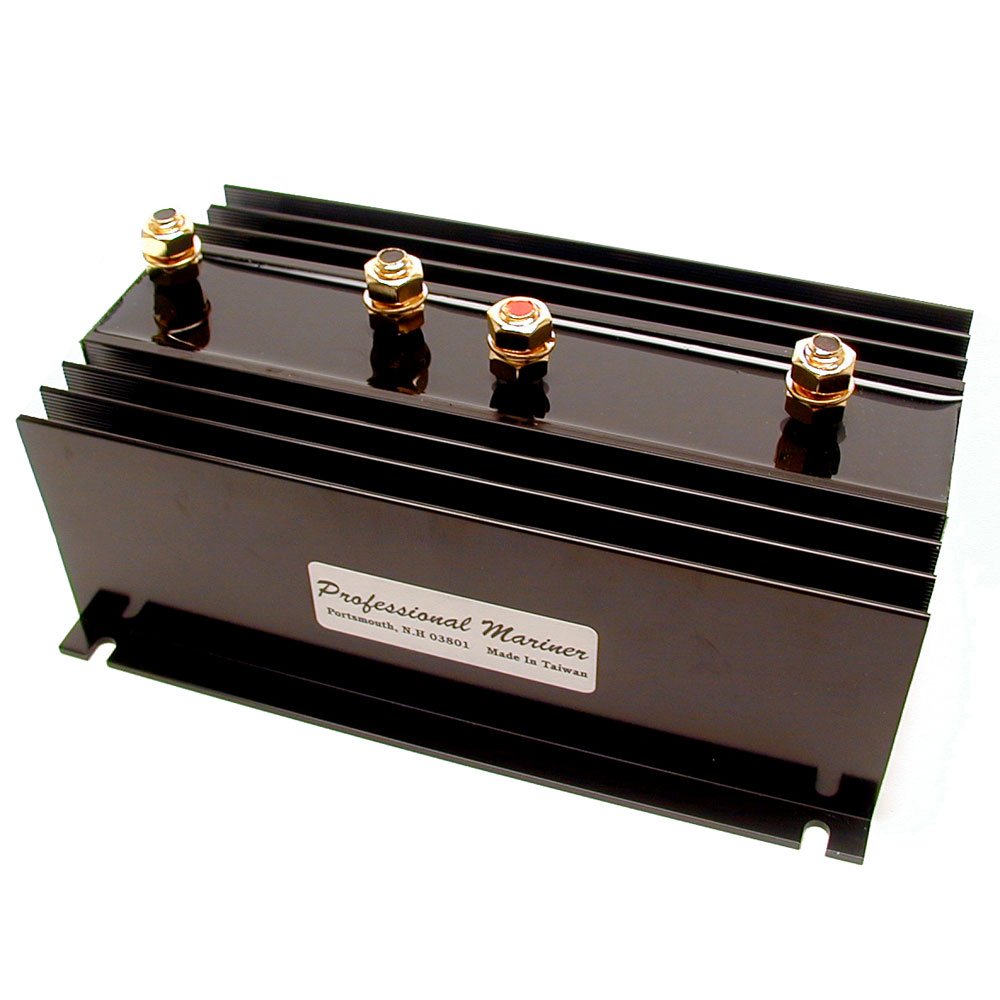 ProMariner 70 Amp Battery Isolator for 2 Alternators & 3 Batteries - Marine/RV Power Management System for Reliable Charging & Backup Power