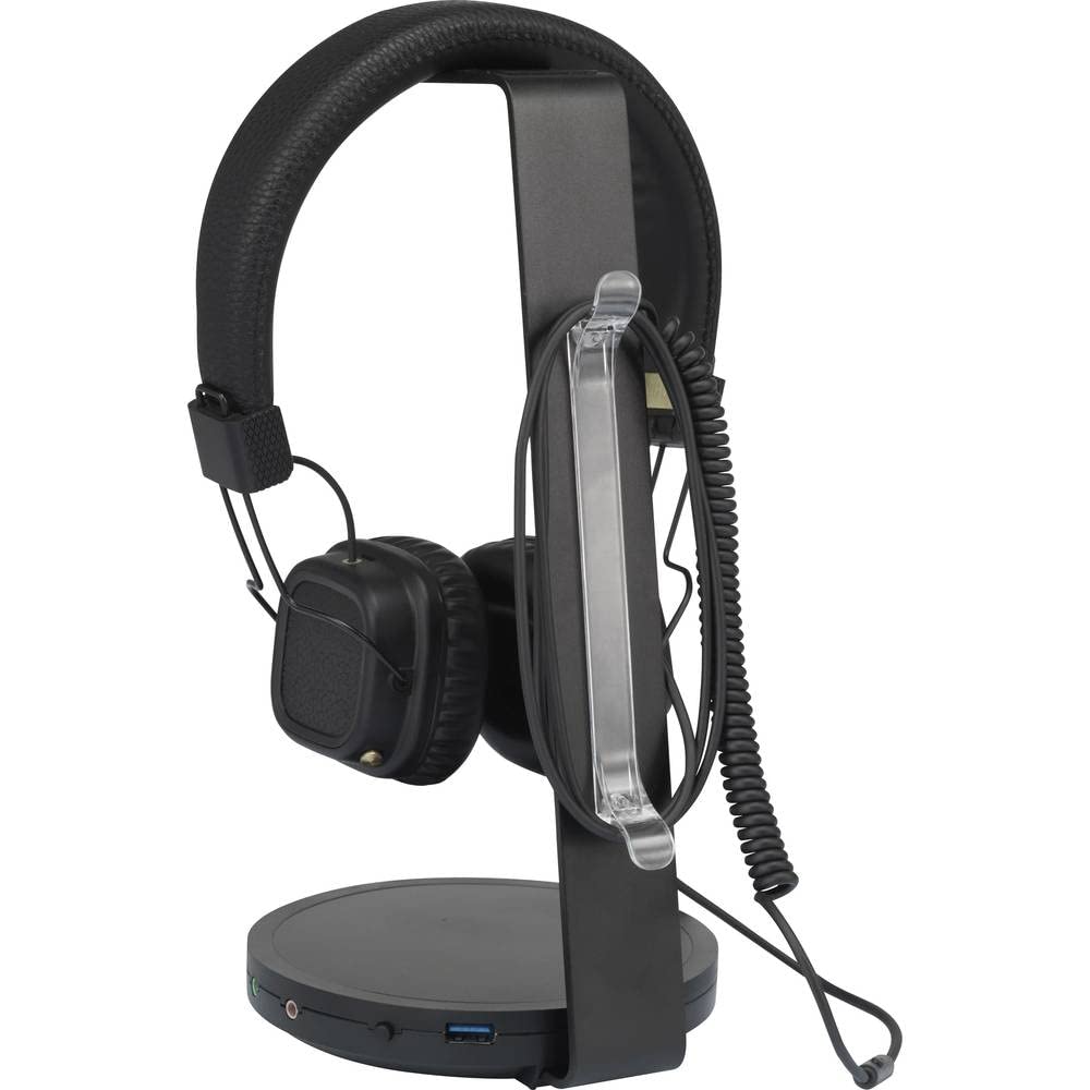 Universal 3.5mm Headset Holder - Wall Mount Headphone Stand with Hook for Gaming Headsets, Earphones & Audio Devices - Perfect for Home, Office & Gaming Setup