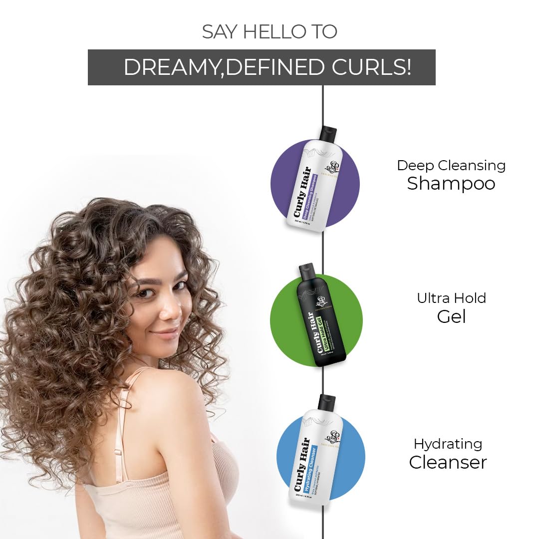 Prolixr Curly Hair Conditioner for Wavy & Curly Hair - Hydrating & Nourishing Treatment with Olive Oil, Hibiscus, Coconut & Shea Butter - Softens, Detangles & Protects Curls - 200ml - Perfect for Daily Hair Care & Salon-Quality Results at Home