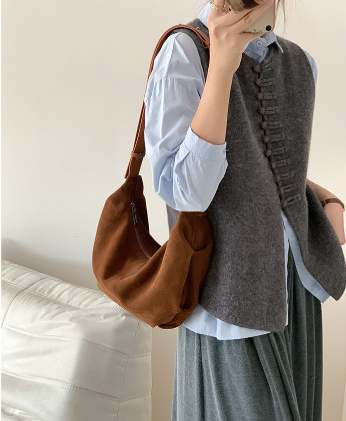 Stylish Women's Crescent Shoulder Bag - Fashionable Crossbody Purse for Daily Use, Work & Travel | Perfect for Office, Shopping & Outings