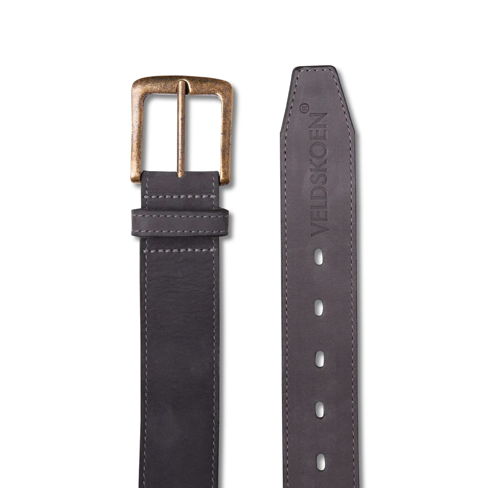 Premium Full Grain Leather Belt 40mm - Charcoal Black for Men | Durable & Stylish Casual & Formal Wear | Perfect for Office, Business, and Everyday Outfits