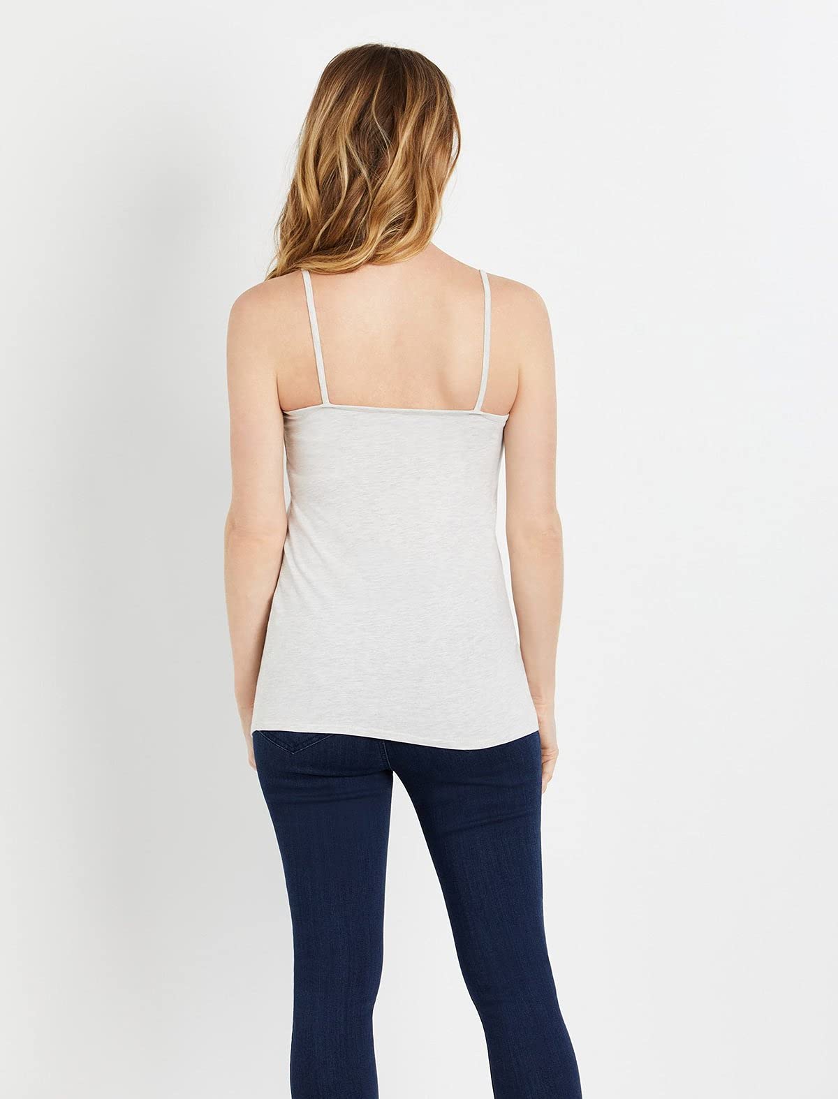 Motherhood Maternity Women's Scoop Neck Cami Tank Top - Soft Stretchy Nursing & Pregnancy Essential - Perfect for Maternity Wear, Breastfeeding & Everyday Comfort