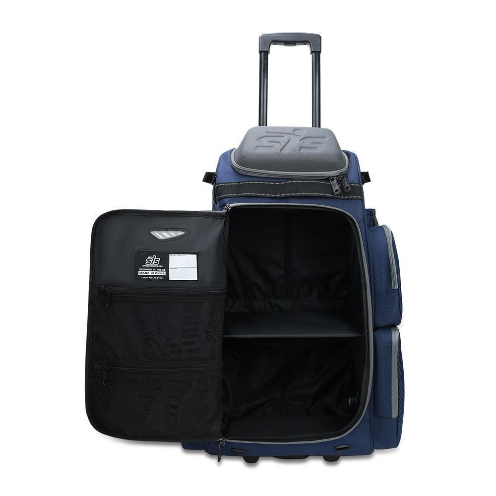 2025 Smash Ops Lil' Guerrilla Hybrid Roller/Bat Pack Bag - Navy/Grey | Durable Baseball & Softball Equipment Bag for Travel & Sports | Perfect for Players, Coaches & Tournaments