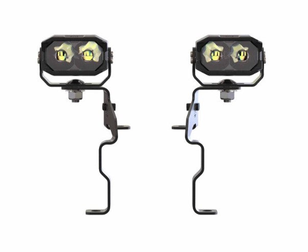2Banger LED Ditch Light System for 2023+ Ford Super Duty - High-Performance Off-Road Lighting for Trucks - Perfect for Night Driving, Off-Roading & Work Sites