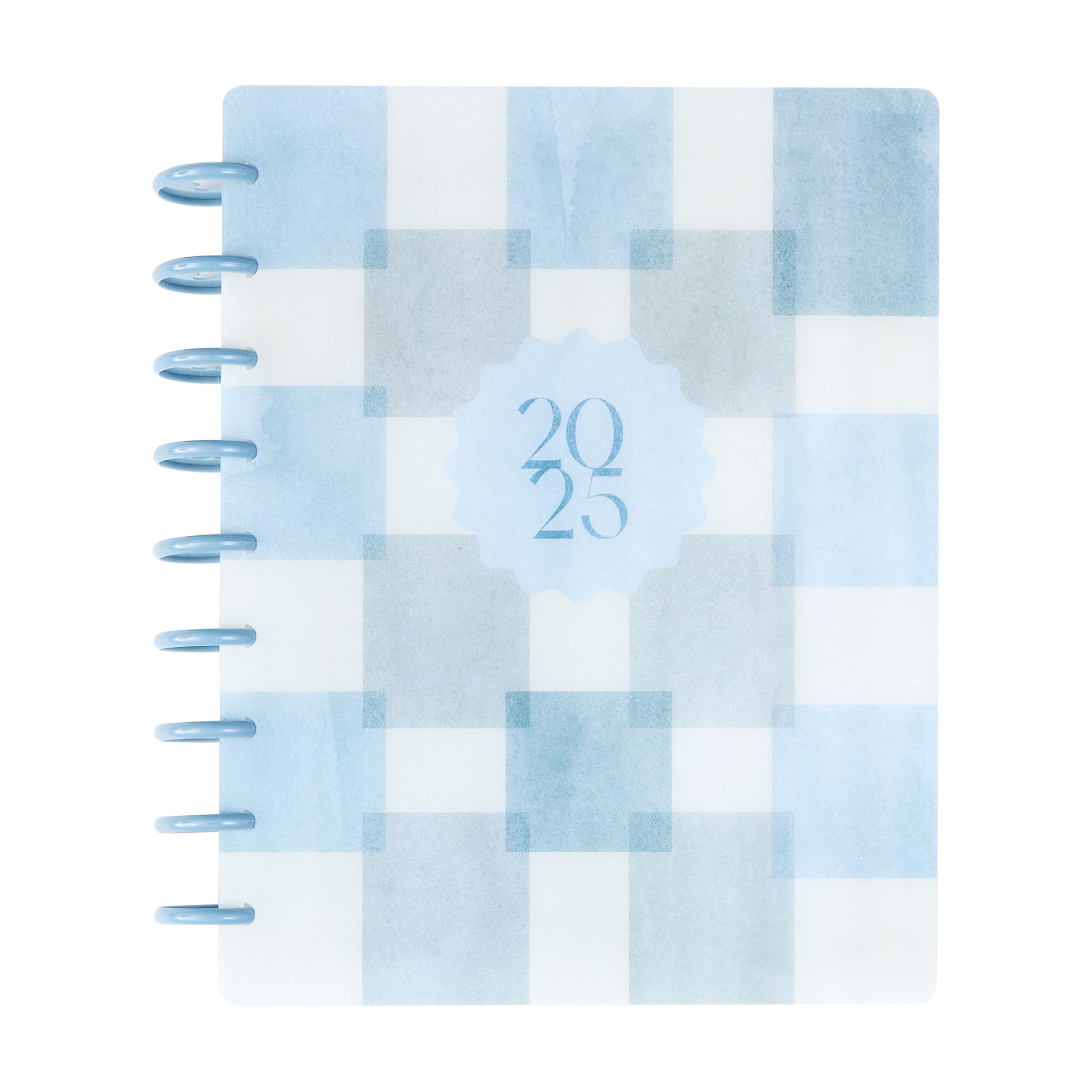 Happy Planner Sustainable Disc-Bound 12-Month Planner 2025 - Daily, Weekly & Monthly Layout, Classic Size (7