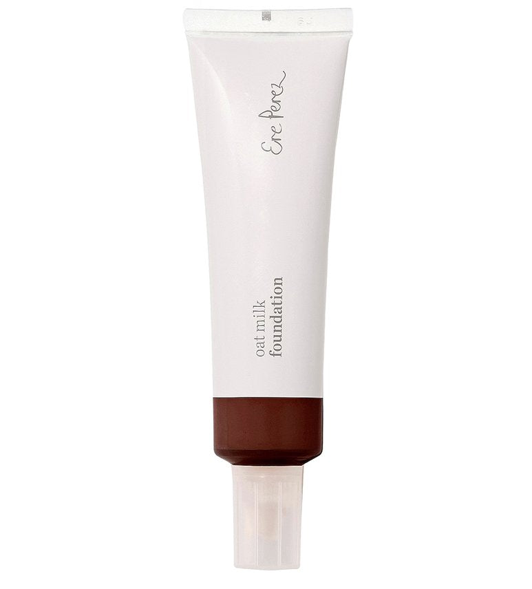 Ere Perez Natural Oat Milk Foundation - Espresso Shade | Vegan, Cruelty-Free Makeup for Flawless Coverage | Perfect for Everyday Wear & Sensitive Skin
