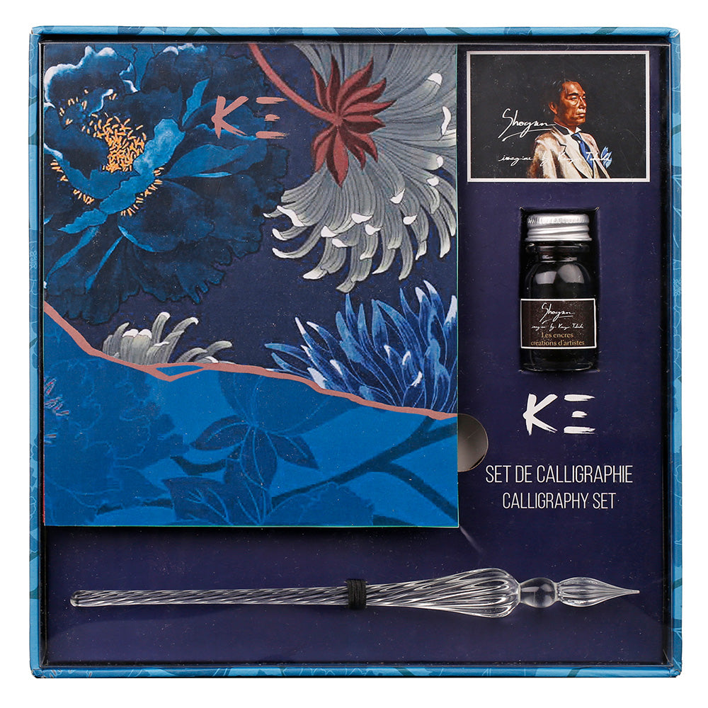 Clairefontaine x K 3 Kenzo Premium Calligraphy Set - 21x21cm High-Quality Paper for Hand Lettering, Art Projects & Creative Writing | Perfect for Artists, Students & Calligraphy Enthusiasts