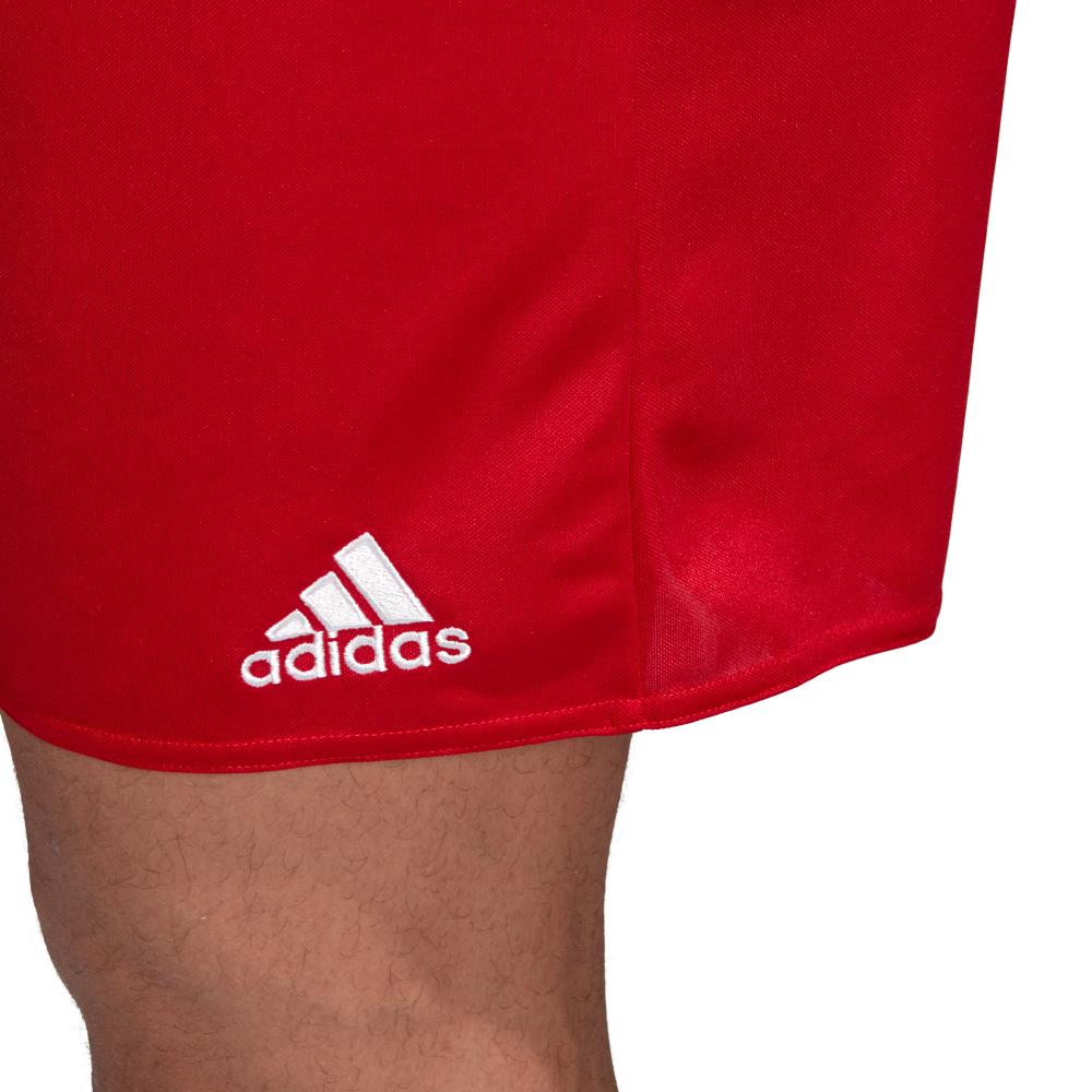 Adidas Youth Parma 16 Soccer Shorts - Red/White - Comfortable Athletic Shorts for Boys - Perfect for Soccer Practice, Training & Casual Wear