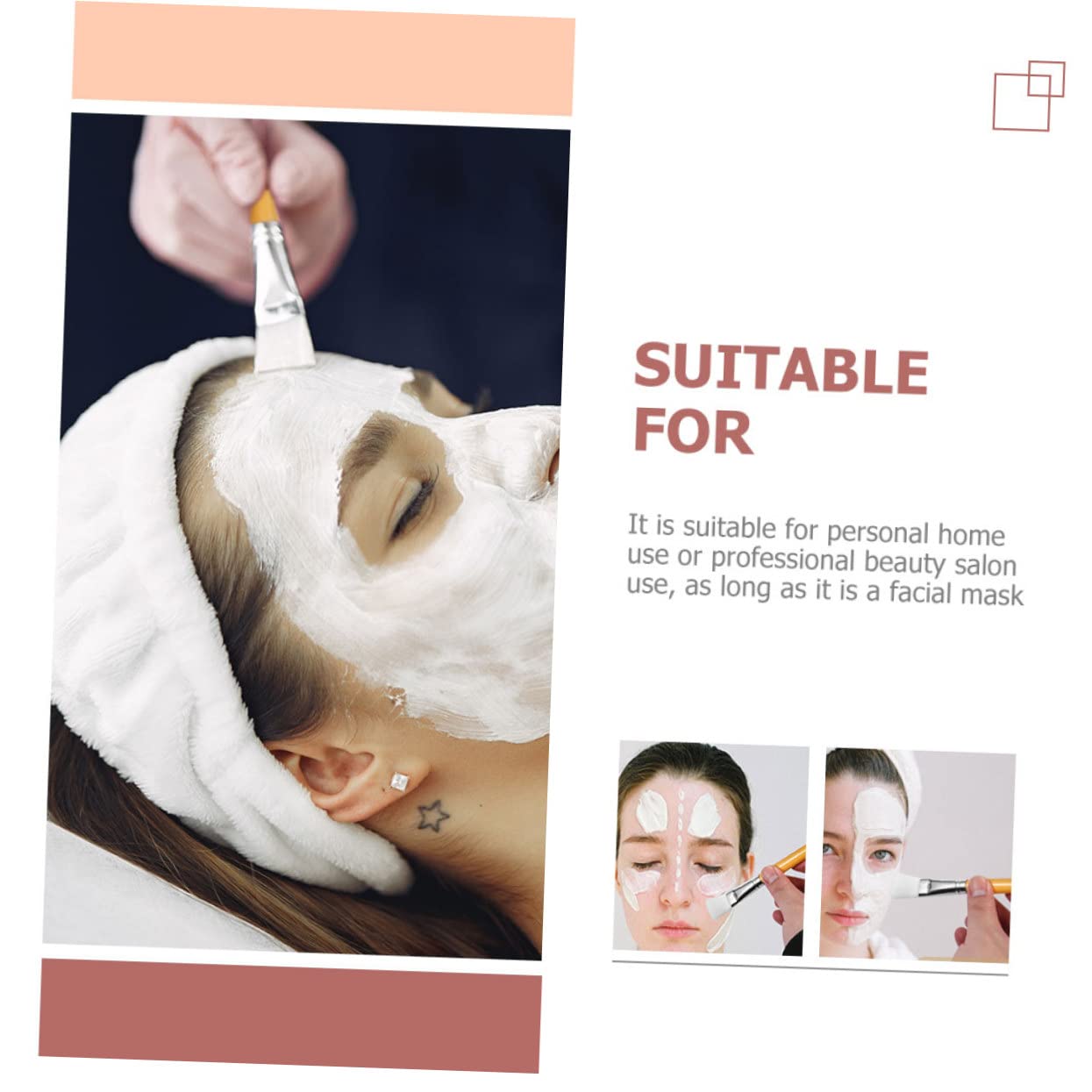 FRCOLOR Professional Mask Mixing Bowl Set with Stirring Bowl & Applicator - Salon-Grade Face Mask Mixing Tools for Spa, Facial & Beauty Treatments at Home or Salon