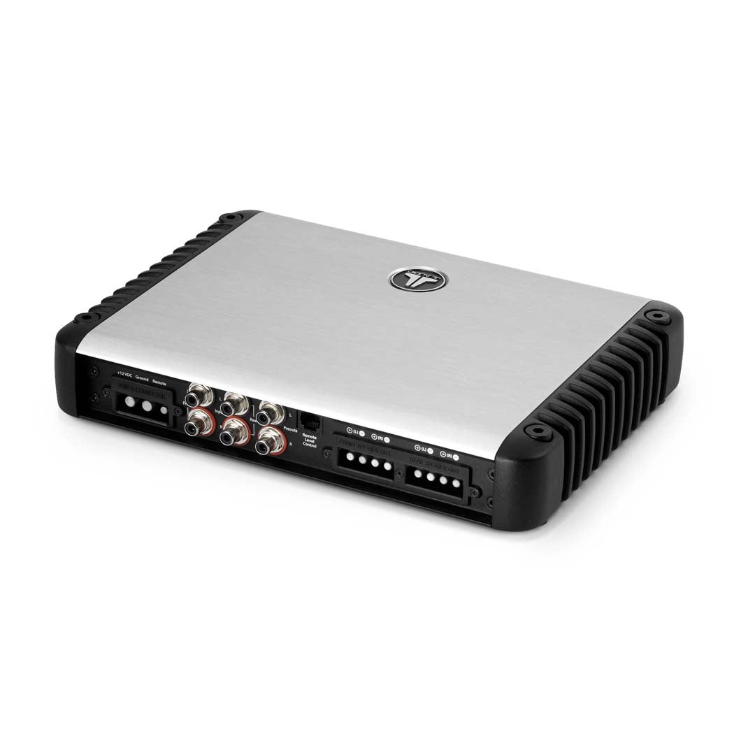 JL Audio HD600/4 HD Series Class D 4 Channel Car Amplifier - 600W RMS Power for Premium Car Audio Systems - Perfect for Upgrading Your Vehicle's Sound System