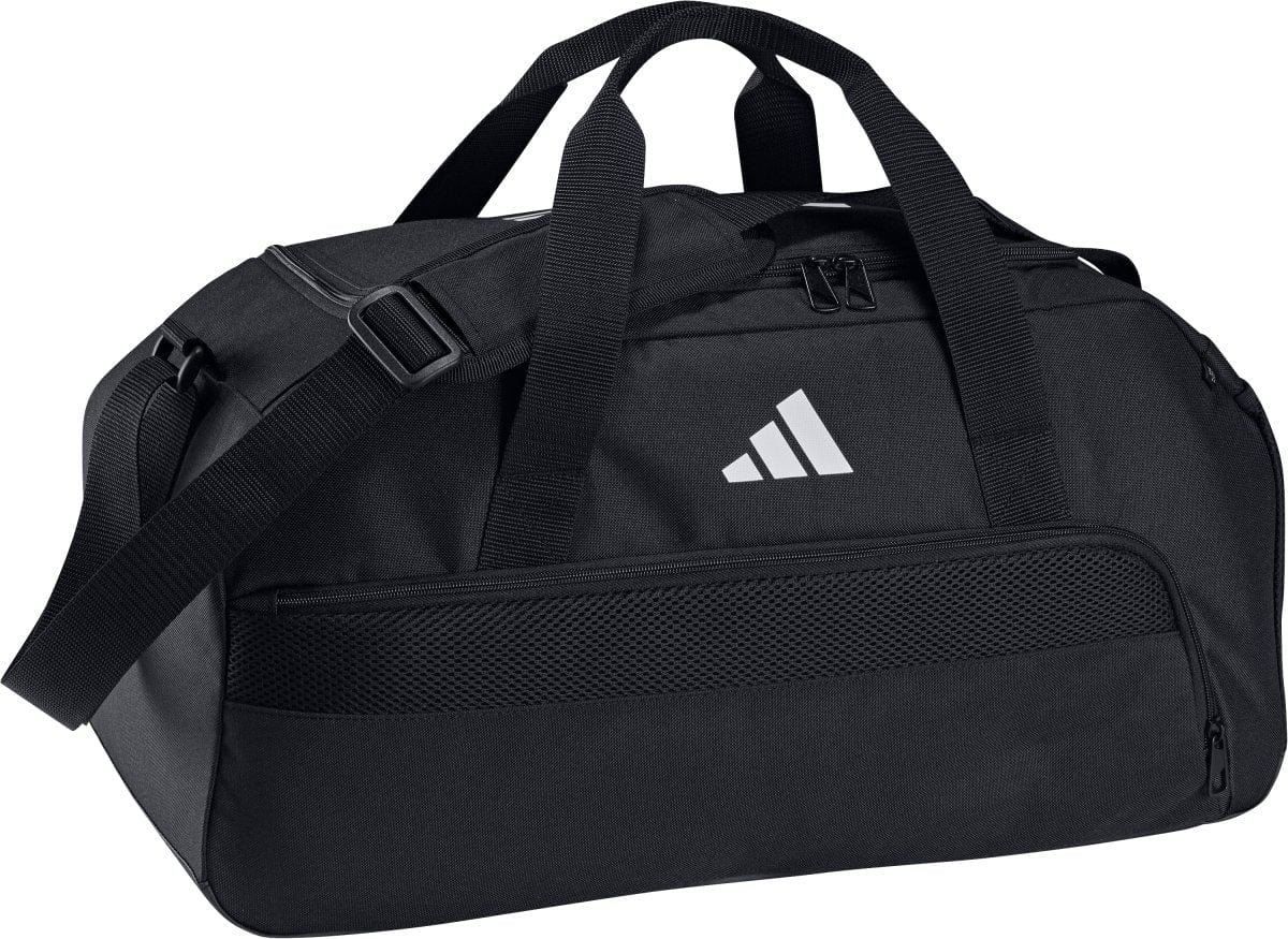 Adidas Tiro Small Black Duffle Bag - Lightweight Sports Gym Travel Bag for Men & Women - Perfect for Workouts, Travel & Everyday Use