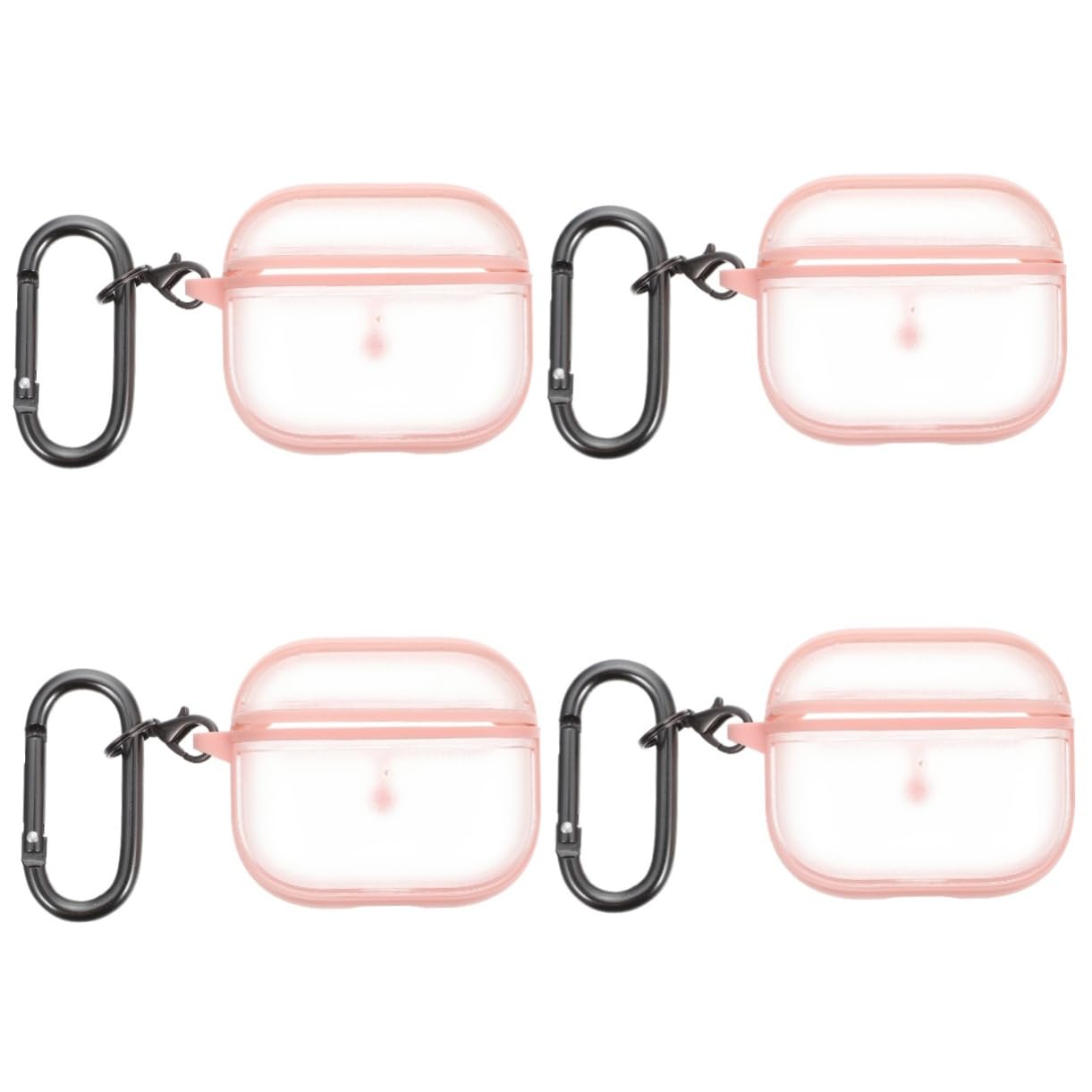 Hemobllo 4-Pack Premium Earbud Case - Protective Storage Shell for AirPods & Wireless Earbuds - Perfect for Travel, Gym & Daily Use